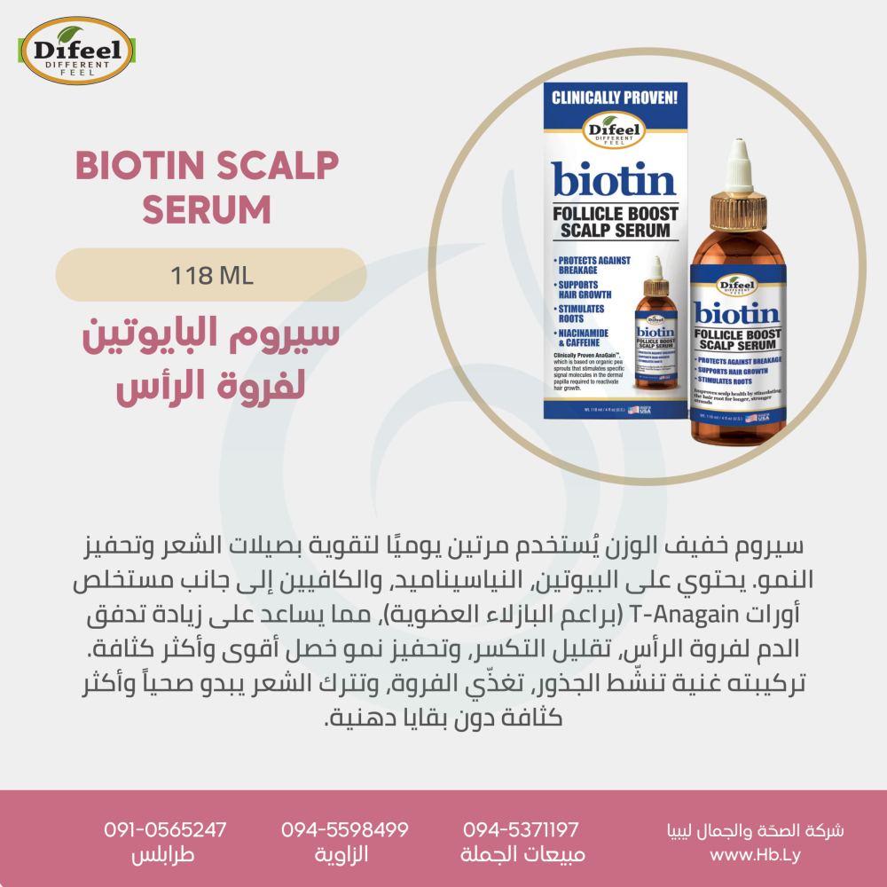 biotin scalp serum