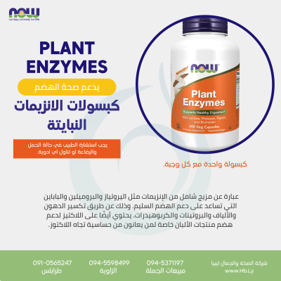 PLANT  ENZYMES 240VCAPS كبسولات الانزيمات النباتية