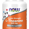 NOW L-Theanine 200 mg 60 Veg Capsules | SKU 0147