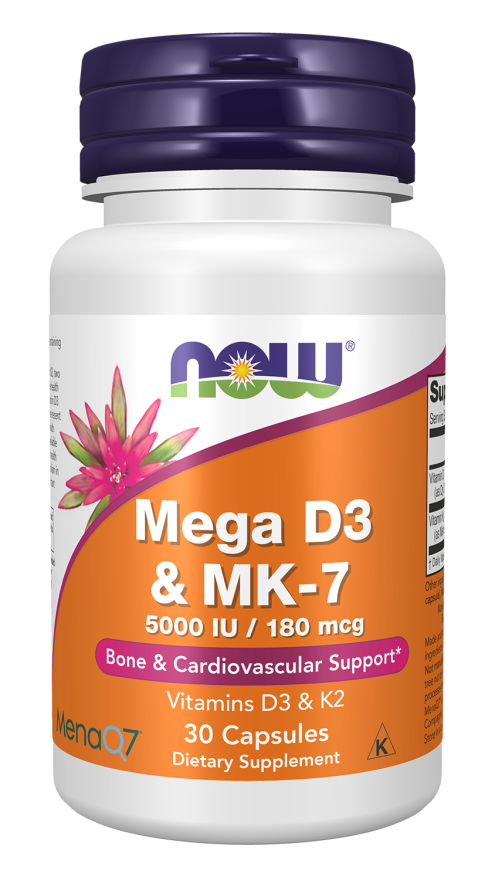 Mega D3 & MK-7
ميجا دي 3 مع فيتامين ك 2